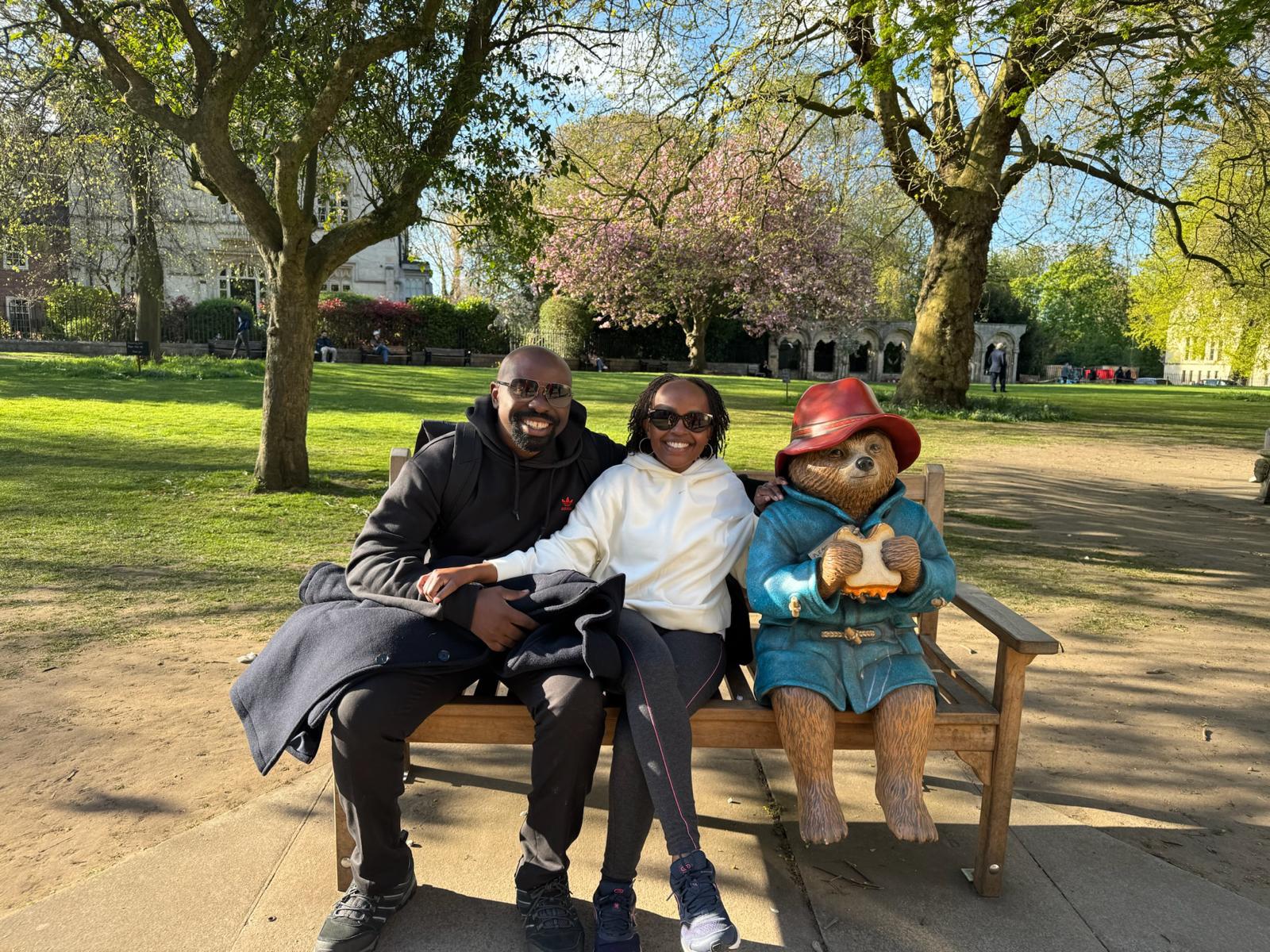 A moment from Leo and Njoki&rsquo;s journey together