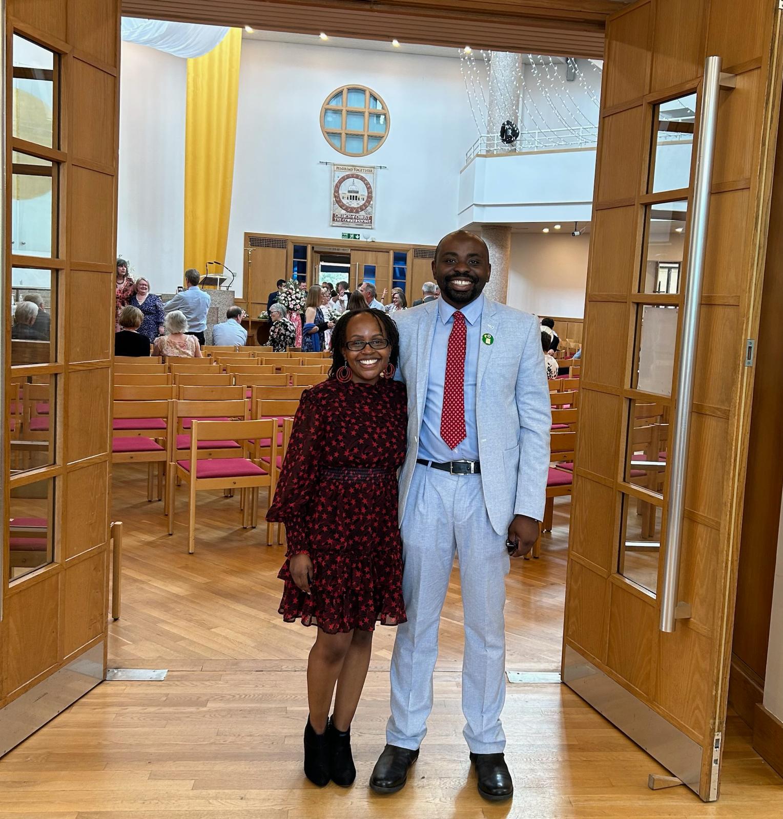 A moment from Leo and Njoki&rsquo;s journey together