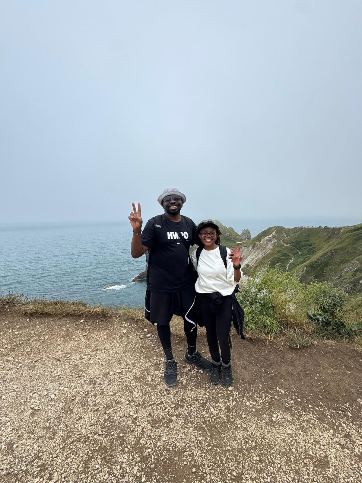 A moment from Leo and Njoki&rsquo;s journey together