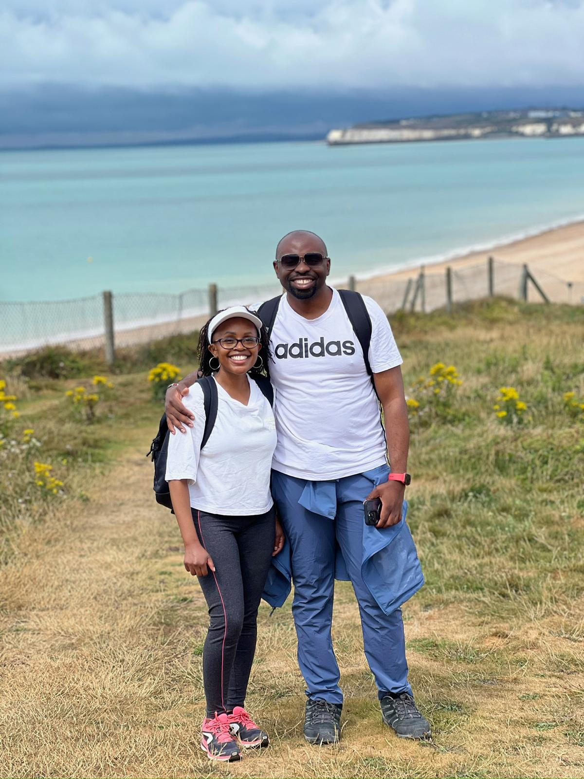 A moment from Leo and Njoki&rsquo;s journey together