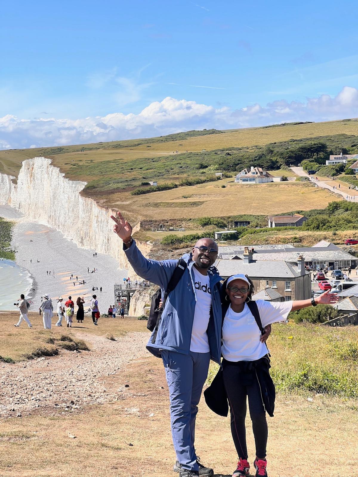 A moment from Leo and Njoki&rsquo;s journey together