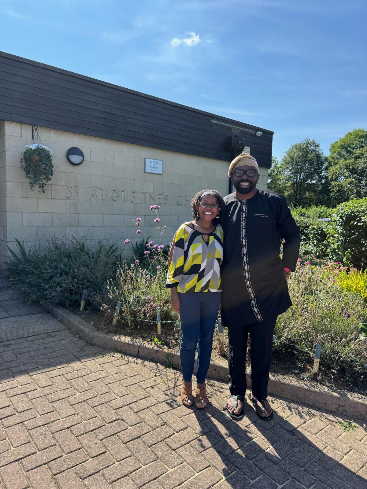 A moment from Leo and Njoki&rsquo;s journey together