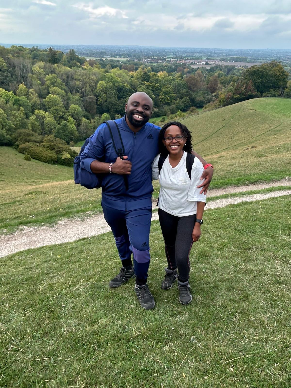 A moment from Leo and Njoki&rsquo;s journey together