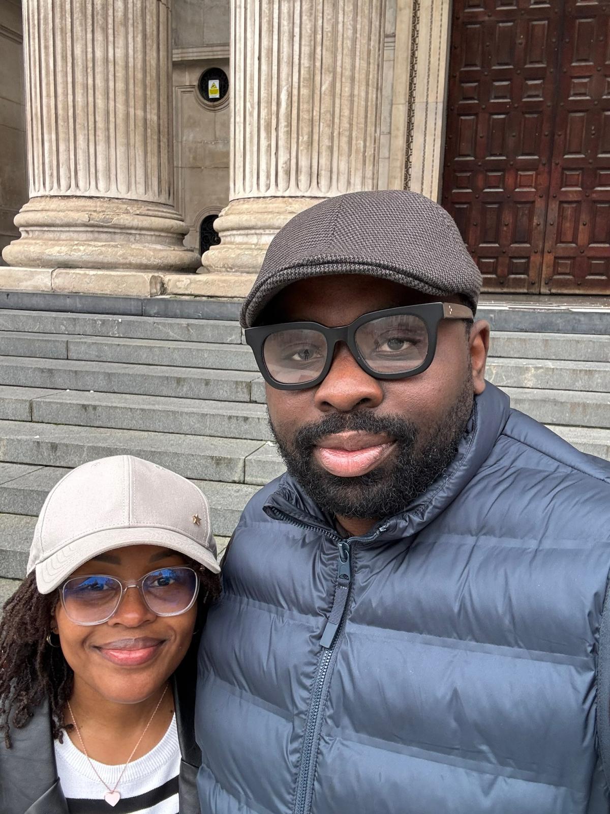 A moment from Leo and Njoki&rsquo;s journey together