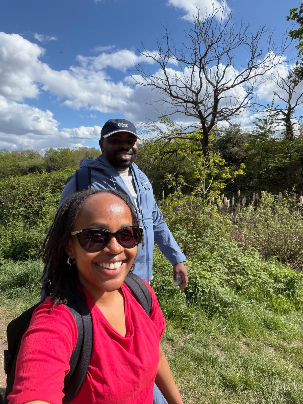 A moment from Leo and Njoki&rsquo;s journey together