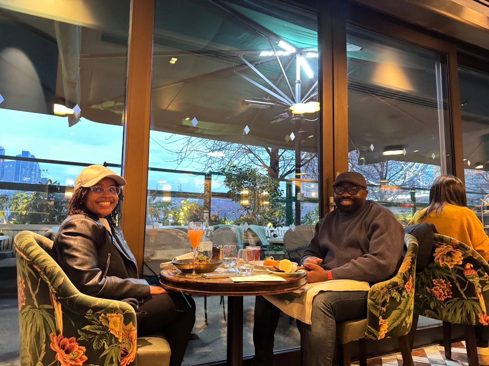 A moment from Leo and Njoki&rsquo;s journey together